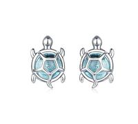YXWYXWA Ocean Blue Turtles Stud Earrings for Women Glass and Studs Jewelry Girl Birthday s