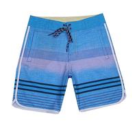 YXWYXWA Pantalon de Plage de Surf Sec Rapide pour Hommes rayés à Quatre côtés en Soie de Glace élastique Cinq Cents Shorts de Sport Pantalon Pantalon de pêche