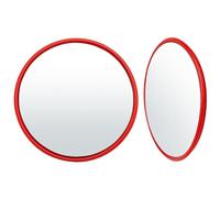 YXWYXWA Paquet de 2 miroirs de sécurité d'angle pour l'intérieur des Affaires, Miroir Grand Angle incurvé pour trafic PC, Grand Miroir de sécurité Convexe/Miroir d'angle Mort