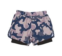 YXWYXWA Running Shorts Men 2 in 1 Double-Deck Quick Dry Sport Shorts Fitness Jogging Workout Shorts Men Gym