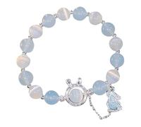 YXWYXWA s Portable avec Bracelet Quotidien NFC pour Femmes Hommes Adolescents élastiques Perles