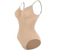 YXWYXWA Shapewear Femmes Bas du Dos Shapewear Body Ouvert Entrejambe Corps sans Couture contrôle du Ventre Push Up Corset débardeur Dos Nu sous-vêtements