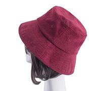 YXWYXWA Solid Color Corduroy Sun Hats Outdoor Sun Hat Men and Women Outdoor Fishing Sun Hats Fisherman Hat