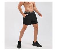 YXWYXWA Sports Shorts 2 in 1 Running Shorts Men's Double Layer Breathable Fitness Training Short Pants Men