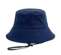 YXWYXWA Summer Big Head Around The Fisherman's Cap Men Big Brim Sunscreen Sun Hat Light Plate Monochrome Travel Basin Cap