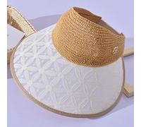 YXWYXWA Summer Empty Visor Cap Women Wide Brim Ponytail Hat Lady Staw Hat Outdoor Discoloration Beach Hat Sport Sunshade Cap