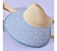 YXWYXWA Summer Empty Visor Cap Women Wide Brim Ponytail Hat Lady Staw Hat Outdoor Discoloration Beach Hat Sport Sunshade Cap