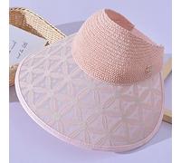 YXWYXWA Summer Empty Visor Cap Women Wide Brim Ponytail Hat Lady Staw Hat Outdoor Discoloration Beach Hat Sport Sunshade Cap