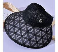 YXWYXWA Summer Empty Visor Cap Women Wide Brim Ponytail Hat Lady Staw Hat Outdoor Discoloration Beach Hat Sport Sunshade Cap