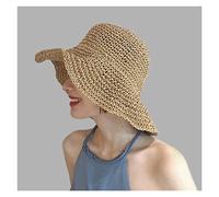 YXWYXWA Sun Hat Wide Brim Floppy Summer Hats Beach Dome Bucket Hat Femme Shade Hat