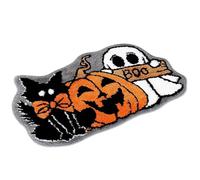 YXWYXWA Tapis 16x24 Mat de Bain spécial Tapis de Bain Spooky Tapis Absorbant Non glissée Décorations de Tapis de Salle de Bain Doux pour Les porches Garages Entrée, Boo,