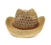 YXWYXWA Western Cowboy Hat Ladies Men's Summer Hat Beach Hat Outer Sunshade Wide Brim Hat Sunshade Jazz Hat
