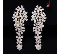 YXWYXWA Women's Earring, Long and Bright Edge of The Circle, Crystal Pink Flowers.),additionalWeblabs:(Pax_Checkout_Buy_Now_GC_Tango_1121297":"