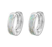 YXWYXWA Womens Opal Earrings Delicate Hinged Hoop Earrings Jewelry Birthday Present