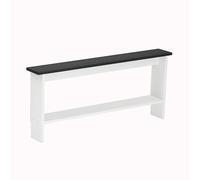 YXXSDP étagère arrière du canapé Derrière la Table Basse, Console étroite pour entrée, étagère de Rangement pour combler l'espace Entre Le lit et Le Mur(Black,39.4x8x29.5in/100x20x75cm)