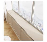 YXXSDP Tapis de fenêtre Coussins décoratifs pour rebords de fenêtre, Tapis en Terre de diatomées avec Support antidérapant, Laissez Le Rebord de fenêtre ne Plus être Froid(White,27.6x59in/70x150cm)