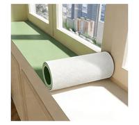 YXXSDP Tapis de fenêtre Tapis de Rebord de fenêtre en Silicone de 3,5 mm d'épaisseur, résistant à la Chaleur, imperméable et antidérapant, découpé sur Mesure(Green A,60x140cm)