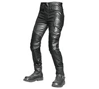 YXYECEIPENO Pantalon Moto Imperméable Pantalon Moto en Cuir Femme Processus De Découpe Tridimensionnel 3D Équipement De Protection CE Amovible Moto pour Dames, Pantalon D'équitation Tout-Terrain