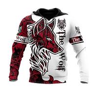 YXYECEIPENO Print Digital Weijing Warrior Hoodies Sweat À Capuche Lâche À Fermeture Éclair Sweat Respirant,Confortable(S-7XL,Hommes Et Femmes) (Color : E, Size : 7XL)