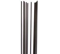 YXYFA Lot de 10 tiges rondes en fibre de carbone de 500 mm, diamètres 3 mm, 3,5 mm, 2 mm, 4 mm, composite léger et haute résistance