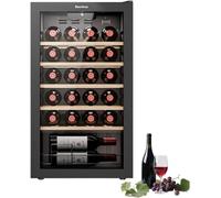 YXYLJOZ Cave à vin performante et Stable, contrôle de température par capteur Tactile, Rangement pour canettes de bière, Conservation du saké, Cave compacte pour Une (24)