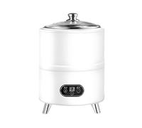 YXYLJOZ Fabricant de Yaourt Automatique Commercial avec écran LCD, contrôle Intelligent de la température constante pour la Fermentation du vin de Riz Doux et du vinaigre de Fruits. (White 8L)