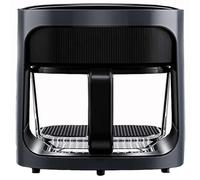 YXYLJOZ Friteuse électrique Multifonction, friteuse à air sans Huile de 6l, friteuse à air visuelle en Verre automatiqued pour la Maison, réglage de la température avec 7 préréglages, friture Rapide