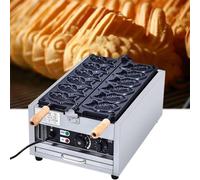YXYLJOZ Gaufrier en Forme de Poisson électrique, Fer à Double Face en Forme de Poisson, température réglable de 50 à 300°C, revêtement antiadhésif pour Cuisine Maison et Desserts DIY (220v)