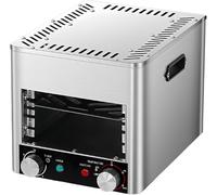 YXYLJOZ Gril électrique Professionnel - Four à Steak 4 Niveaux avec contrôle de la température Jusqu;à 800 °C, minuterie 10 Min, préchauffage Rapide 5 Min, Plateau de Cuisson et poignée