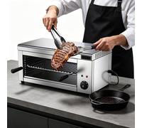 YXYLJOZ Gril Salamandre de comptoir 2000 W, Gril à Fromage, Gril Salamandre de comptoir Professionnel en Acier Inoxydable pour Faire Fondre Le Fromage et Griller Les sandwichs