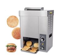 YXYLJOZ Grille-Pain Professionnel pour Pains à Hamburger, Machine de Cuisson électrique Verticale, 2000 W avec plaques chauffantes en Aluminium antirouille pour cafétérias et Bars