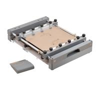 YXYLJOZ Imprimante Manuelle de pochoirs pâte à braser lassemblage de Circuits imprimés, Station dimpression cms de Table avec raclette de 80 mm, répétabilité de ±0,01 mm, supporte (25cm)