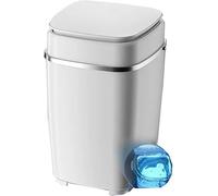 YXYLJOZ Machine à Laver Portable, capacité Machine à Laver Mini avec essoreuse, avec Fonction de déshydratation, Mini Lave-Linge pour sous-vêtements (White B)