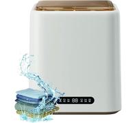 YXYLJOZ Mini Lave-Linge, sèche-Linge pour sous-vêtements entièrement Automatique 2 en 1 avec Tuyau de Drainage télescopique, Quatre Modes et Tambour intérieur en Acier Inoxydable