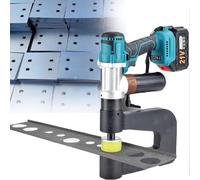 YXYLJOZ Perforatrice hydraulique électrique - Outil de Perforation Robuste pour métaux et cuivre avec Matrices de 16 à 32 mm, Gorge de 150 mm pour la Fabrication de tôles d;Acier