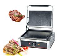 YXYLJOZ Plaque de Cuisson électrique en Acier Inoxydable - Plaque chauffante antiadhésive Robuste pour Usage Domestique et Professionnel, Gril de comptoir réglable pour des résultats de Cuisson (A)