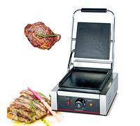 YXYLJOZ Plaque de Cuisson électrique en Acier Inoxydable - Plaque chauffante antiadhésive Robuste pour Usage Domestique et Professionnel, Gril de comptoir réglable pour des résultats de Cuisson (C)