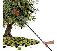 YXYLJOZ Récolteuse d;Olives électrique avec Perche Extensible de 1,75 à 3 m, cueilleuse de Fruits motorisée à Deux Vitesses, Batterie Dorsale de 600 W pour Une Utilisation Efficace dans