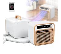 YXYLJOZ Unité de Refroidissement silencieuse de 1500 W avec Un débit d;air de 130 m³/h, climatiseur Portable Split, minuterie 12 h et contrôle Tactile/télécommande/Wi-FI,sans Tuyau supplémenta (1m)