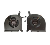 YXYOZMD 7MM pour Gigabyte Aorus 15G 15P 17G 17P KB XC XA XB XD RX7G RX5G RP77 RP75 pour Aero 17 15 OLED Refroidisseur d'ordinateur Portable CPU GPU Ventilateur de Refroidissement(CPU and GPU)