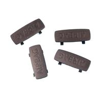 YXYOZMD Lot de 4 emblèmes de Garniture de Pilier ABC pour airbag Beige, pour CC, Golf, Passat, Polo, Touran, 5G0853437, 1K0853437, 3C0853437(Black 4Pcs)