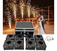 YXYSSMDGHY Contrôleur De Tir De Feux d'artifice, Pyrotechnique à Froid, Télécommande sans Fil, Canal D'étincelles, pour Mariage, Scène, Concert, 8 Pièces