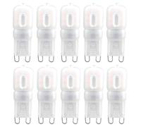 YXyuexin 10pcs 1.5W G9 Petite Ampoule à fiche, Ampoule 14LED, pour plafonnier de Lampe de Bureau Domestique Blanc Chaud (230V)