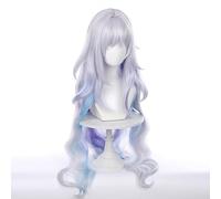 YXZCOS Perruque 【Genshin Impact: Skirk】 Cosplay Perruque Pièce de Cheveux Synthétiques Carnaval Halloween Postiche Fête Femme/Homme Toup Wig