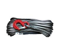 YXZKJZJ Câble de treuil synthétique 14 mm x 30 m avec Crochet, kit de câbles de treuil Robustes for VTT/UTV, Accessoires Tout-Terrain Forte capacité