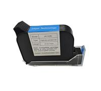 YXZKJZJ Cartouche d'encre à solvant à séchage Rapide, Niveau JS12 A, 600DPI, 12.7mm, for imprimante à Jet d'encre Thermique Portable, 42ML Grande Compacité(Blue)
