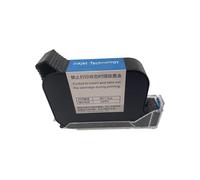 YXZKJZJ Cartouche d'encre à solvant A12, Haute adhérence, séchage Rapide, Compatible avec imprimante à Jet d'encre Portable en Ligne de 12.7mm Grande Compacité(White)