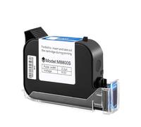 YXZKJZJ Cartouche d'encre à solvant Noire, 12,7 mm, 1/2/3/5 pièces, for imprimante Portable, séchage Rapide, étanche, Originale Séchage Rapide pour l'étiquetage et Le Codage(3PCS)