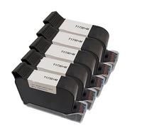 YXZKJZJ Cartouches d'encre Originales 1730M 12,7 mm, encres Noires à solvant étanches for imprimante à Jet d'encre Séchage Rapide pour l'étiquetage et Le Codage(5PCS)