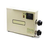 YXZKJZJ Chauffe-Eau de Piscine 5,5 KW à 11 KW avec Thermostat à Pompe à Chaleur électrique à écran Tactile numérique for baignoires et spas Chauffage Efficace(15kw 380)